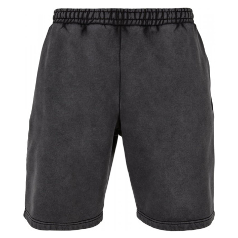 Heavy Sand Washed Sweat Shorts - black Urban Classics