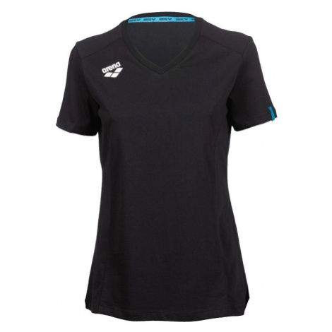 Dámské tričko arena women team t-shirt panel black