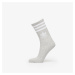 adidas Mid Cut Crew Socks 3-Pack White/ Medium Grey Heather/ Black