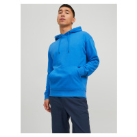 Modrá pánská basic mikina s kapucí Jack & Jones Star - Pánské