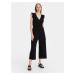 Černý dámský overal GAP wrap knit jumpsuit