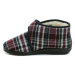 Rogallo 4372-015 káro dámské zimní papuče Fialová