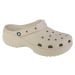 Béžové dámské nazouváky Crocs Classic Platform Clog Béžová