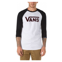 Vans CLASSIC RAGLAN Pánské tričko, bílá, velikost