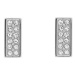 Tommy Hilfiger Minimalistické ocelové náušnice s krystaly 2780347