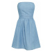 Urban Classics Letní šaty modrá džínovina