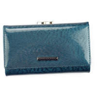 Dámská střední kožená peněženka Azalea, modrá