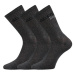 BOMA® ponožky Spotlite 3pack tmavě šedá 1 pack 112927