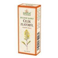 Valdemar Grešík - Natura s.r.o. Celík zlatobýl kapky 50 ml GREŠÍK-Z-40% líh, Bylinné kapky