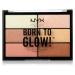 NYX Professional Makeup Born To Glow paletka rozjasňovačů odstín 01 6x4,8 g