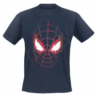 Spider-Man Miles Morales - Mask Tričko tmavě modrá