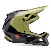 Fox RAMPAGE BARGE Integrální helma, tmavě zelená, velikost