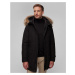 Černá Pánská Parka Woolrich Polar High Collar Fur Parka