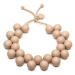 Ballsmania Originální béžový náhrdelník Bioballs Beige C206-0002 BE