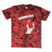 Green Day tričko, American Idiot Wash Collection Red, pánské
