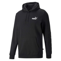 Puma ESSENTIALS + TAPE HOODIE Pánská mikina, černá, velikost