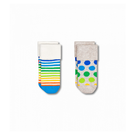 2-Pack Kids Abstract Terry Socks