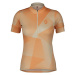 SCOTT Cyklistický dres s krátkým rukávem - ENDURANCE 15 W - žlutá/oranžová