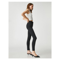 Koton Skinny Jeans Slim Fit High Waist With Pockets
