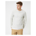 Koton Crew Neck Seasonal Slim Fit Basic Sweater