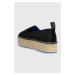 Espadrilky Calvin Klein Jeans FLATFORM ESPADRILLE SOFT NY černá barva, na platformě, YW0YW00989