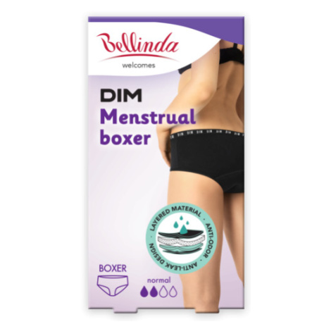 Dámské kalhotky DIM menstruační černé Bellinda