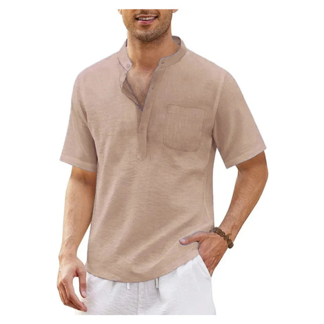 Pánská letní košile s krátkými rukávy