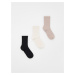 Reserved - Bavlněné ponožky 3 pack - Černý