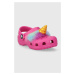 Dětské pantofle Crocs I AM UNICORN růžová barva