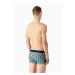 Pánské boxerky 111389 3F504 26642 zelenomodré - Emporio Armani