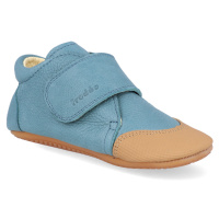 Barefoot capáčky Froddo - Prewalkers denim modré