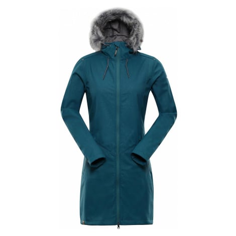 Dámský kabát Alpine Pro PRISCILLA 4 - tyrkysová