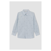 DEFACTO Boy Cotton Sustainable Long Sleeve Shirt
