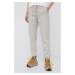 Outdoorové kalhoty Jack Wolfskin Mojave béžová barva, medium waist