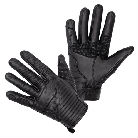 Kožené moto rukavice W-TEC Brillanta černá