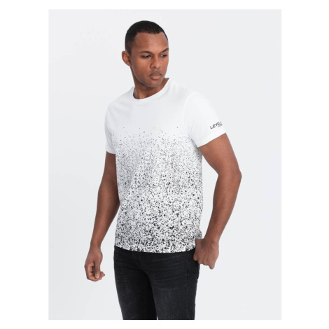 Ombre Clothing Trendy bílé tričko V1 TSPT-22SS-001