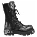 boty kožené dámské - Vampire Boots Black-Grey - NEW ROCK - M.107-S2