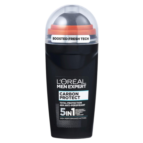 L´Oréal Paris Kuličkový antiperspirant pro muže Carbon Protect 50 ml L’Oréal Paris