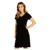 Dámské šaty s krátkým rukávem Litex 5E004 | černá