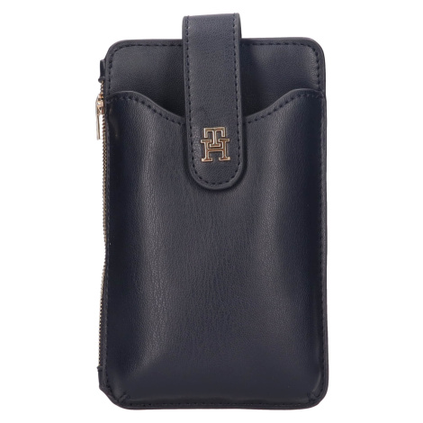 Dámská crossbody kabelka na telefon Tommy Hilfiger Janet - tmavě modrá