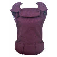 MONILU LEAVES BURGUNDY Rostoucí šátkové nosítko pro děti, fialová, velikost