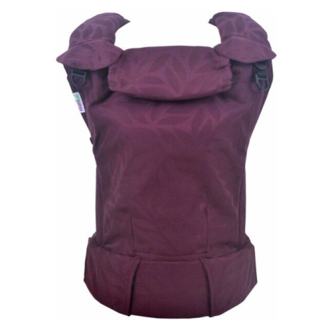 MONILU LEAVES BURGUNDY Rostoucí šátkové nosítko pro děti, fialová, velikost