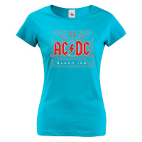 Dámské tričko s potiskem AC DC - parádní tričko s potiskem metalové skupiny AC DC