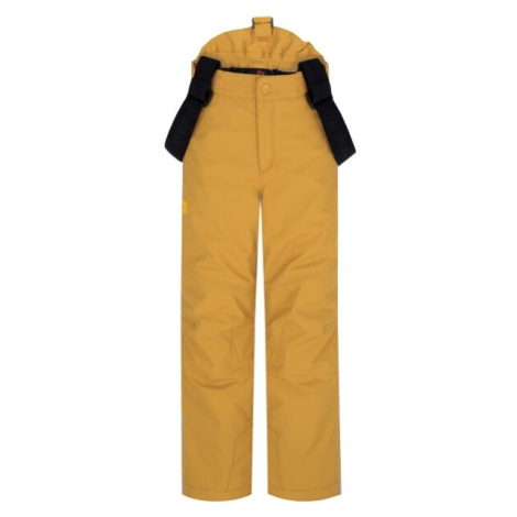 Hannah AKITA JR Dětské lyžařské kalhoty, žlutá, velikost