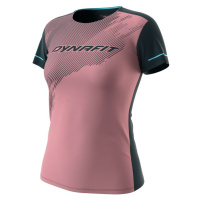 Triko Dynafit Alpine 2 S/S Tee W mokarosa 2024 Barva: starorůžová / modrá