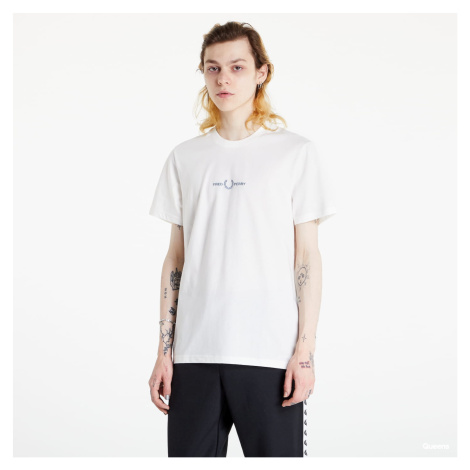 FRED PERRY Embroidered Tee bílé