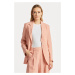 SAKO GANT REG STRETCH LINEN BLAZER GUAVA ORANGE