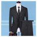 Kancelářský pánský oblek business manager vzorovaný