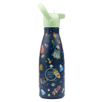 Dětská nerezová termolahev COOL BOTTLES Kids Space Rockets třívrstvá 260ml NEW