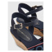 Nízké sandály Tommy Hilfiger Webbing Wedge Sandal W FW0FW06297